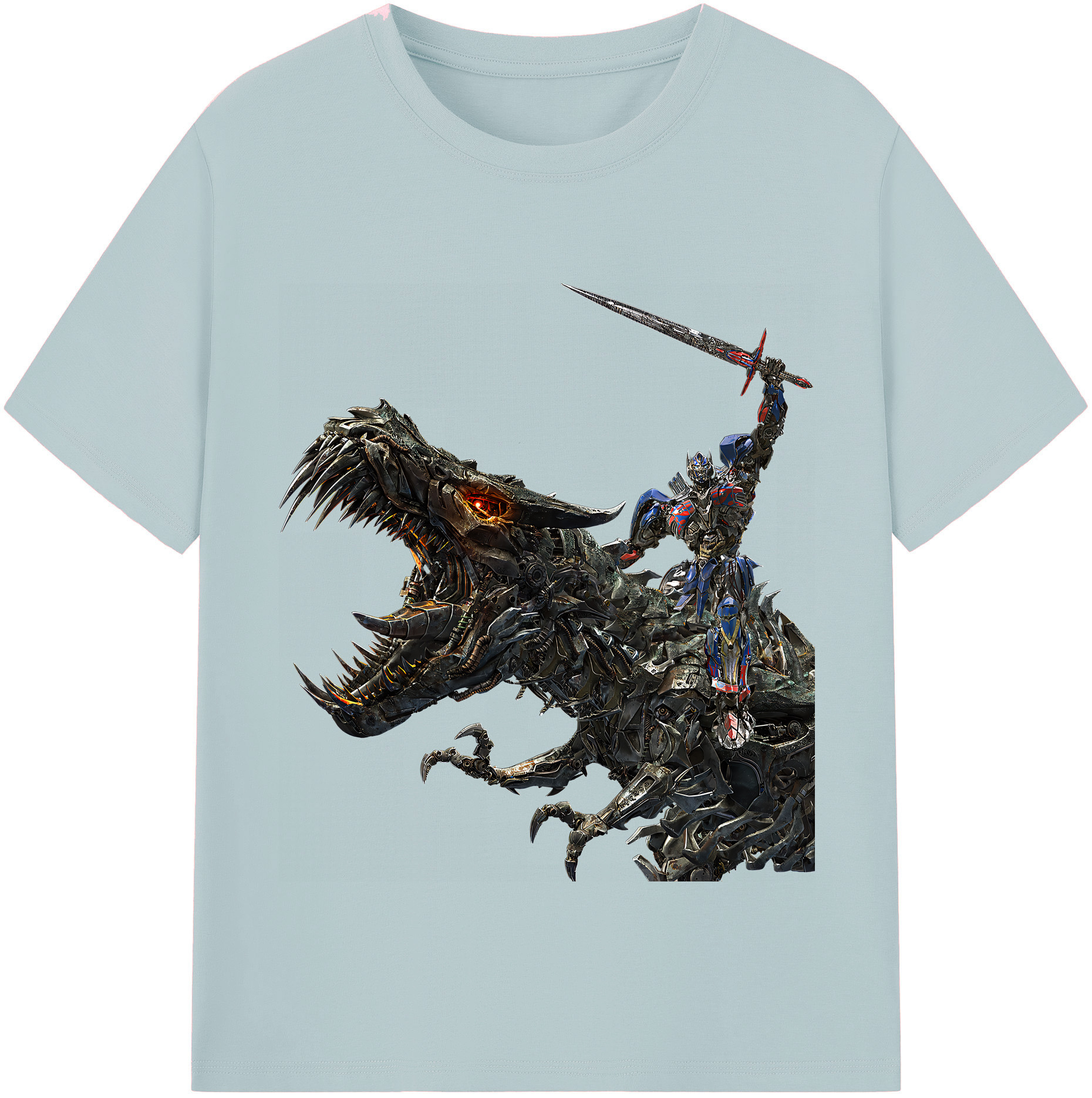 （画像用） Transformers トランスフォーマー 綿100％半袖Tシャツ（フロントプリント）